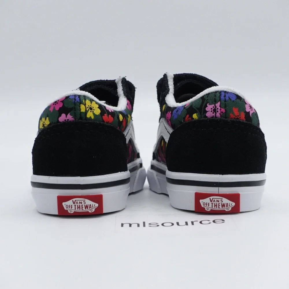 NEW Toddler Kid's VANS Old Skool V Hook and Loop Sneakers VN0A4VJJBA2